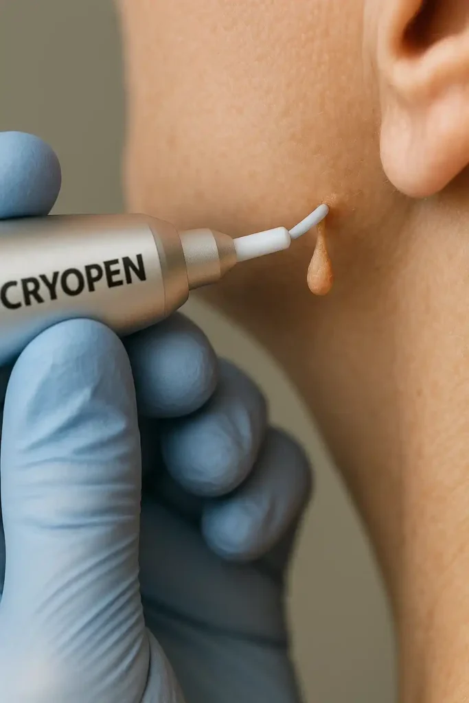 Cryopen for skin tags removal Chesterfield speak to our team today!