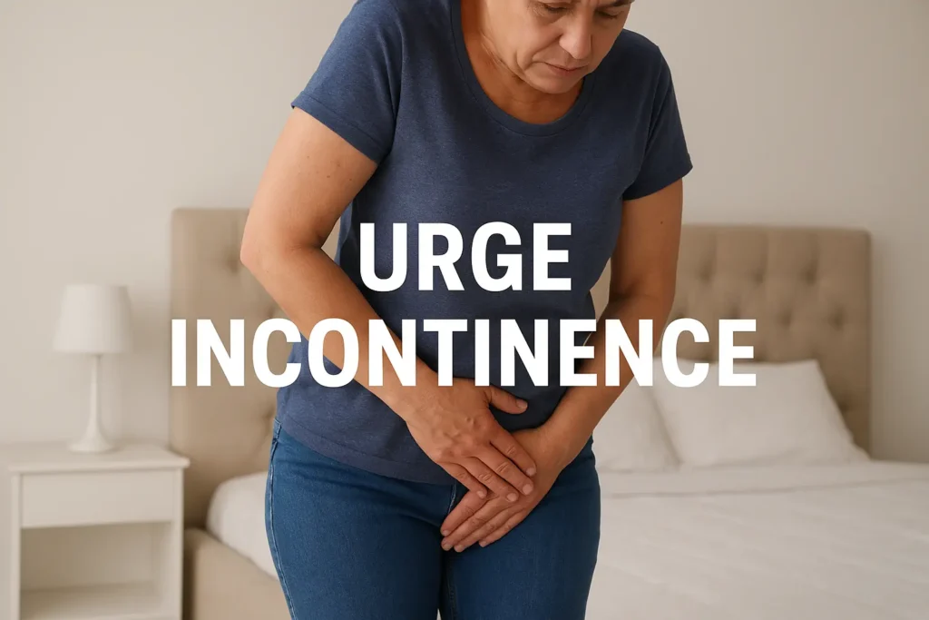 how to manage urge incontinence Chesterfield symptoms