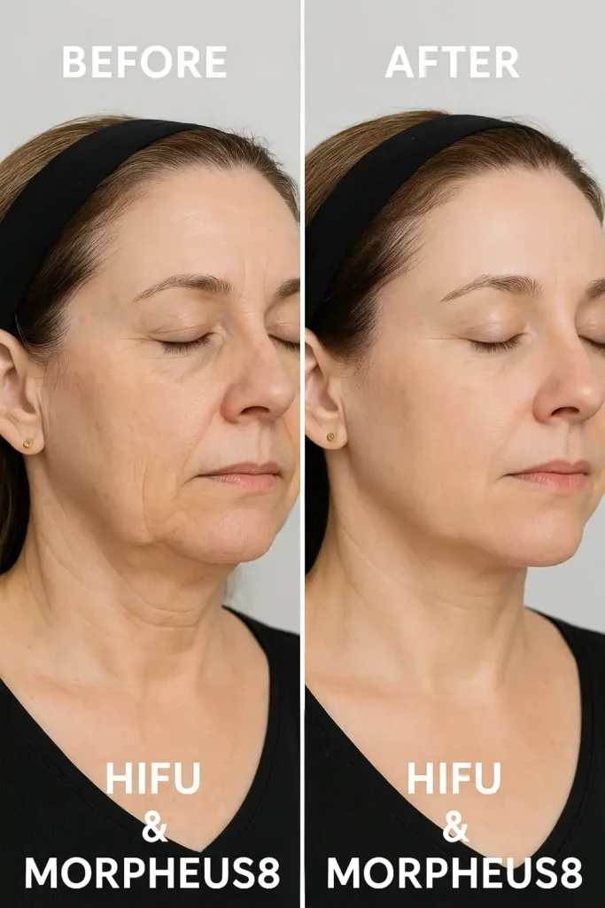 HIFU & Morpheus8 treatment results Chesterfield - book in today!