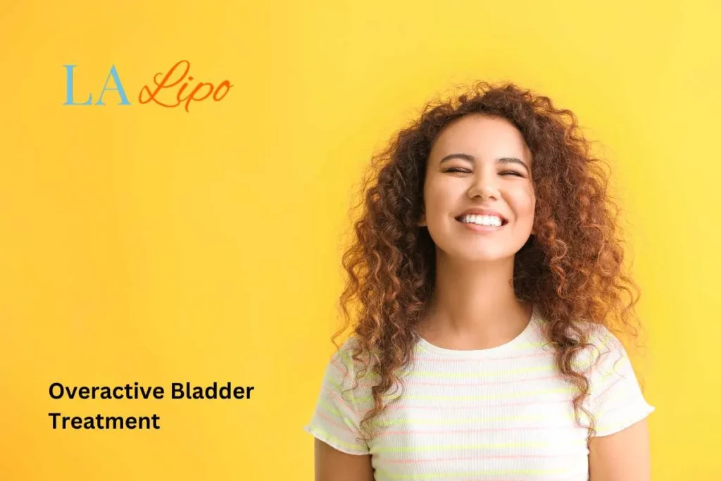 woman smiling about overactive bladder treatment Chesterfield solutions