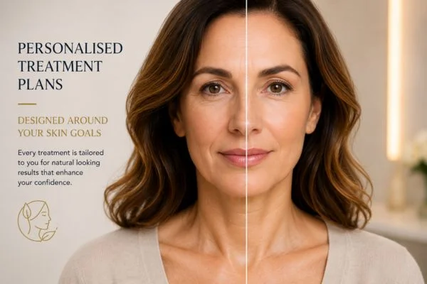 Before and after results of Collagen Lift Therapy Chesterfield